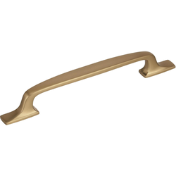 Highland Ridge 6-5/16 Inch Center to Center Golden Champagne Cabinet Pull (Handle)