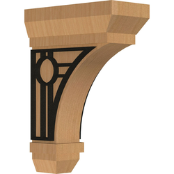 Stockport 2.25"W x 5"D x 7"H Countertop Bracket, Cherry