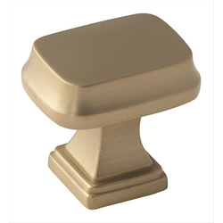 Revitalize 1-1/4 Inch Diameter Golden Champagne Cabinet Knob