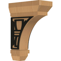 Stockport 2.25"W x 5"D x 7"H Countertop Bracket, Cherry
