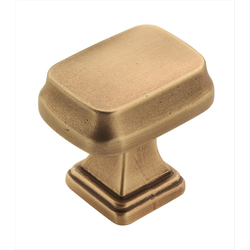 Revitalize 1-1/4 Inch Length Gilded Bronze Cabinet Knob