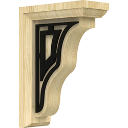 Hamilton 2.25"W x 5"D x 7"H Countertop Bracket, Maple