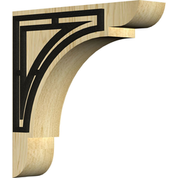 Olympic 1.75"W x 8"D x 8"H Countertop Bracket, Maple