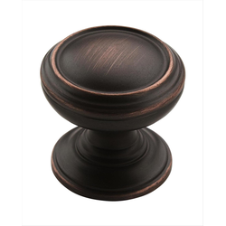 Revitalize 1-1/4 Inch Diameter Oil Rubbed Bronze Cabinet Knob