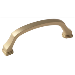 Revitalize 3-3/4 Inch Center to Center Golden Champagne Cabinet Pull