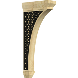 Stockport 2.25"W x 7"D x 14"H Countertop Bracket, Maple