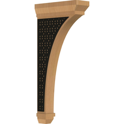 Stockport 2.25"W x 7"D x 14"H Countertop Bracket, Cherry