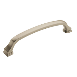 Revitalize 6-5/16 Inch Center to Center Satin Nickel Cabinet Pull