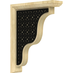 Hamilton 2.25"W x 9"D x 11"H Countertop Bracket, Maple