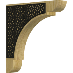 Olympic 1.75"W x 10"D x 10"H Countertop Bracket, Red Oak