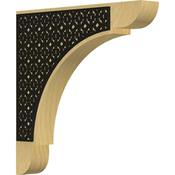 Olympic 1.75"W x 12"D x 12"H Countertop Bracket, Alder