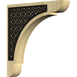 Olympic 1.75"W x 12"D x 12"H Countertop Bracket, Maple