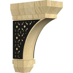 Stockport 2.25"W x 5"D x 7"H Countertop Bracket, Maple