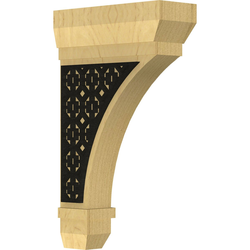 Stockport 2.25"W x 6"D x 10"H Countertop Bracket, Alder