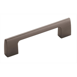 Riva 3-3/4 Inch Center to Center Graphite Cabinet Pull