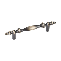 Kingsport 3 Inch Center to Center Antique Brass Cabinet Pull