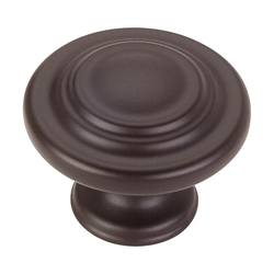 Arcadia 1-1/4 Inch Diameter Dark Bronze Cabinet Knob