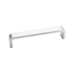 Asher 5-1/16 Inch Center to Center Brushed Chrome Cabinet Pull