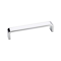Asher 5-1/16 Inch Center to Center Polished Chrome Cabinet Pull
