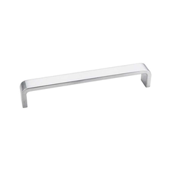 Asher 6-5/16 Inch Center to Center Brushed Chrome Cabinet Pull