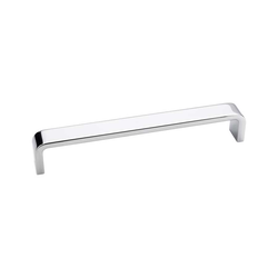 Asher 6-5/16 Inch Center to Center Polished Chrome Cabinet Pull
