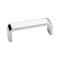 Asher 3 Inch Center to Center Polished Chrome Cabinet Pull