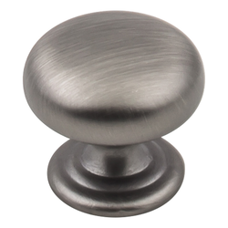 Florence Cabinet Knob 1-1/4 inch Diameter Brushed Pewter