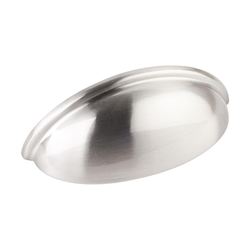 Florence 3 Inch Center to Center Satin Nickel Cabinet Cup Pull