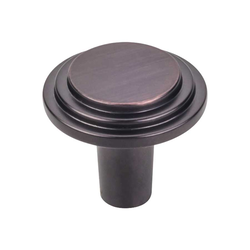 Calloway 1-1/8 Inch Diameter Brushed Oil Rubbed Bronze Cabinet Knob