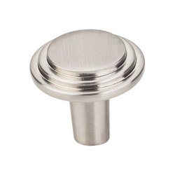 Calloway 1-1/8 Inch Diameter Satin Nickel Cabinet Knob
