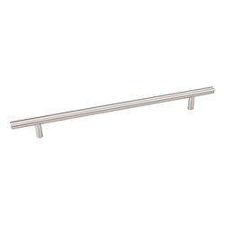  Naples Stainless Steel Cabinet Pull, 10" Center to Center, 13.13" Length, 1/2" Width, 1-3/8" Projection