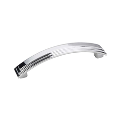 Calloway 3-3/4 Inch Center to Center Polished Chrome Cabinet Pull