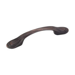 Westbury 3 Inch Center to Center Dark Brushed Antique Copper Cabinet Pull