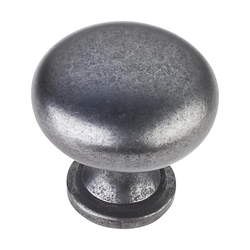 1-3/16 Inch Diameter Madison Cabinet Knob, Dark Antique Copper Machined