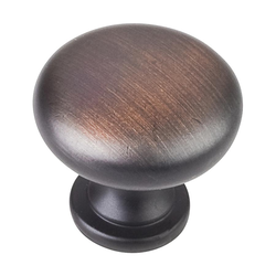 1-3/16 Inch Diameter Madison Cabinet Knob, Dark Brushed Antique Copper