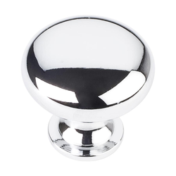 1-3/16 Inch Diameter Madison Cabinet Knob, Polished Chrome