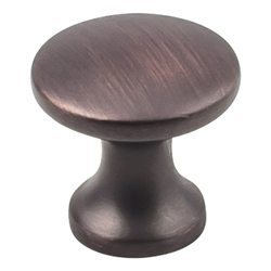 Slade Cabinet Knob 1 inch Diameter Brushed Oil Rubbed Bronze