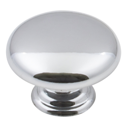Gatsby Cabinet Knob 1-3/16 inch Diameter Polished Chrome