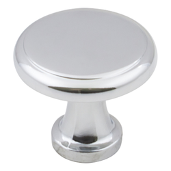 Gatsby Cabinet Knob 1-1/8 inch Diameter Polished Chrome
