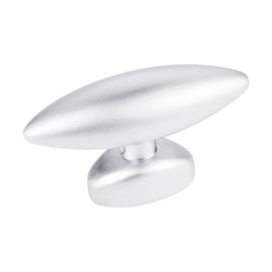 Verona 1-1/2 Inch Diameter Matte Silver Cabinet Knob