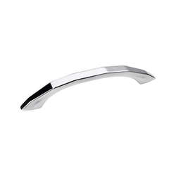 Drake 3-3/4 Inch Center to Center Polished Chrome Cabinet Pull
