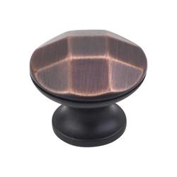 Drake 1-1/4 Inch Diameter Brushed Oil Rubbed Bronze Cabinet Knob