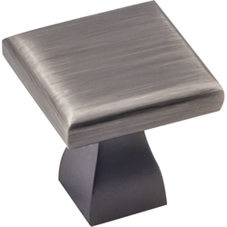 Hadly Knob 1 inch Diameter Brushed Pewter