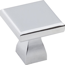 Hadly Knob 1 inch Diameter Polished Chrome
