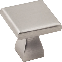 Hadly Knob 1 inch Diameter Satin Nickel