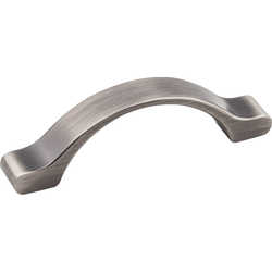 Seaver Pull 3 inch Center to Center Brushed Pewter
