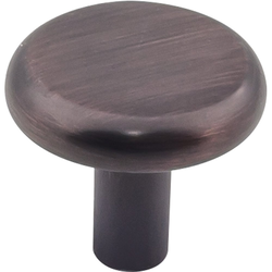 Seaver Knob 1-1/4 inch Diameter Brushed Oil Rubbed Bronze