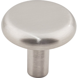 Seaver Knob 1-1/4 inch Diameter Satin Nickel