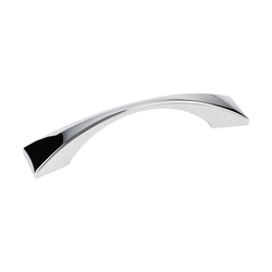Glendale 3-3/4 Inch Center to Center Polished Chrome Cabinet Pull