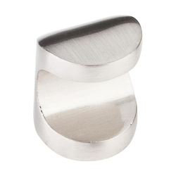 Capri 1 Inch Diameter Satin Nickel Cabinet Knob